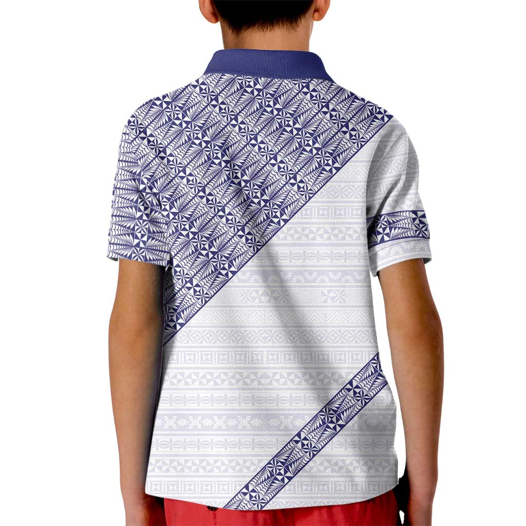 Tonga Queen Salote College Kid Polo Shirt 100 Years Anniversary White Color