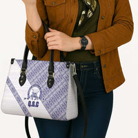 Tonga Queen Salote College Leather Bag 100 Years Anniversary White Color