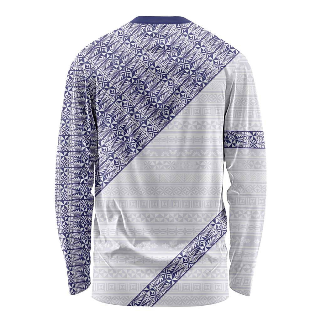 Tonga Queen Salote College Long Sleeve Shirt 100 Years Anniversary White Color