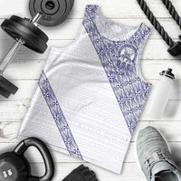 Tonga Queen Salote College Men Tank Top 100 Years Anniversary White Color