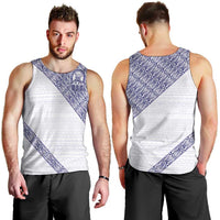 Tonga Queen Salote College Men Tank Top 100 Years Anniversary White Color