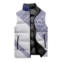 Tonga Queen Salote College Sleeveless Puffer Jacket 100 Years Anniversary White Color