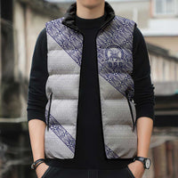 Tonga Queen Salote College Sleeveless Puffer Jacket 100 Years Anniversary White Color