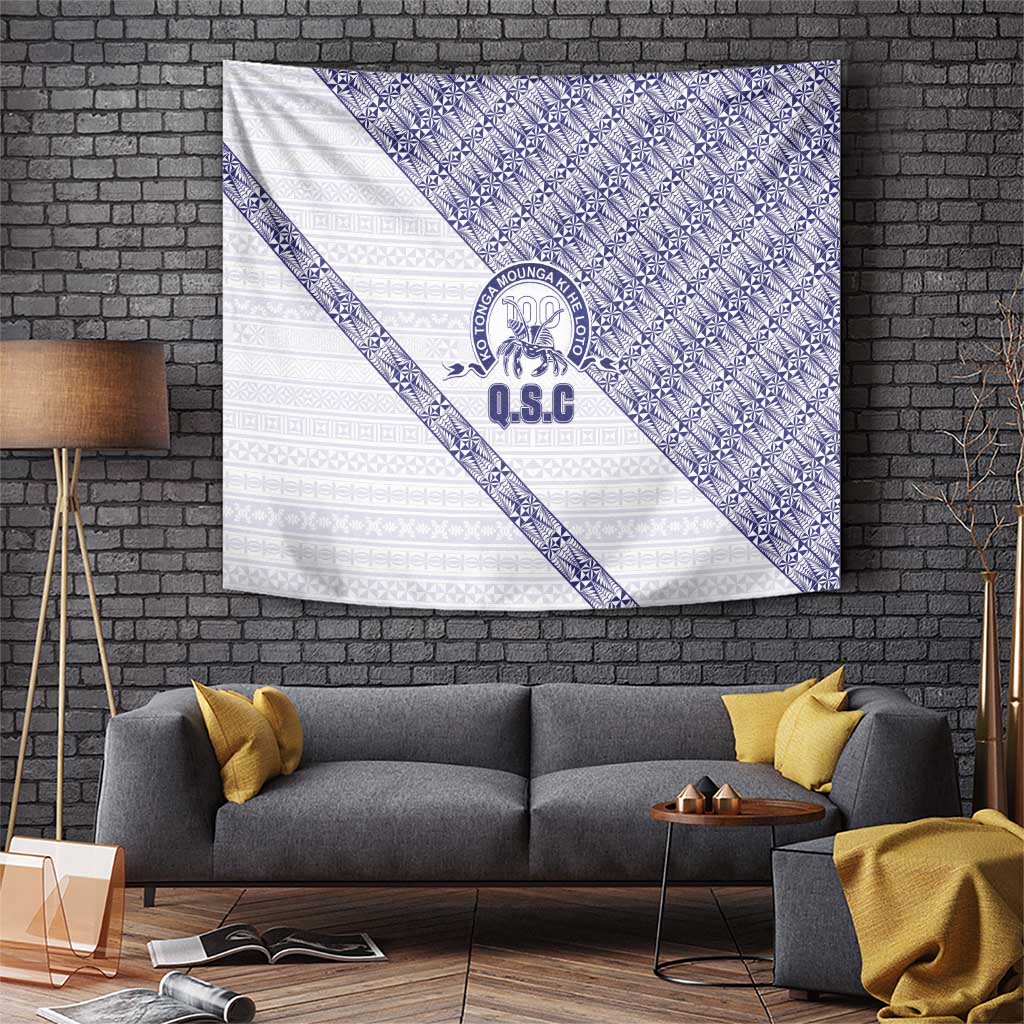 Tonga Queen Salote College Tapestry 100 Years Anniversary White Color