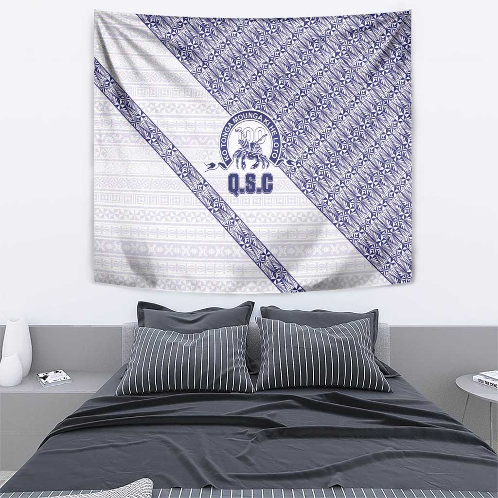 Tonga Queen Salote College Tapestry 100 Years Anniversary White Color