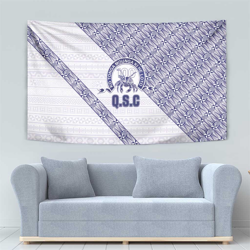 Tonga Queen Salote College Tapestry 100 Years Anniversary White Color