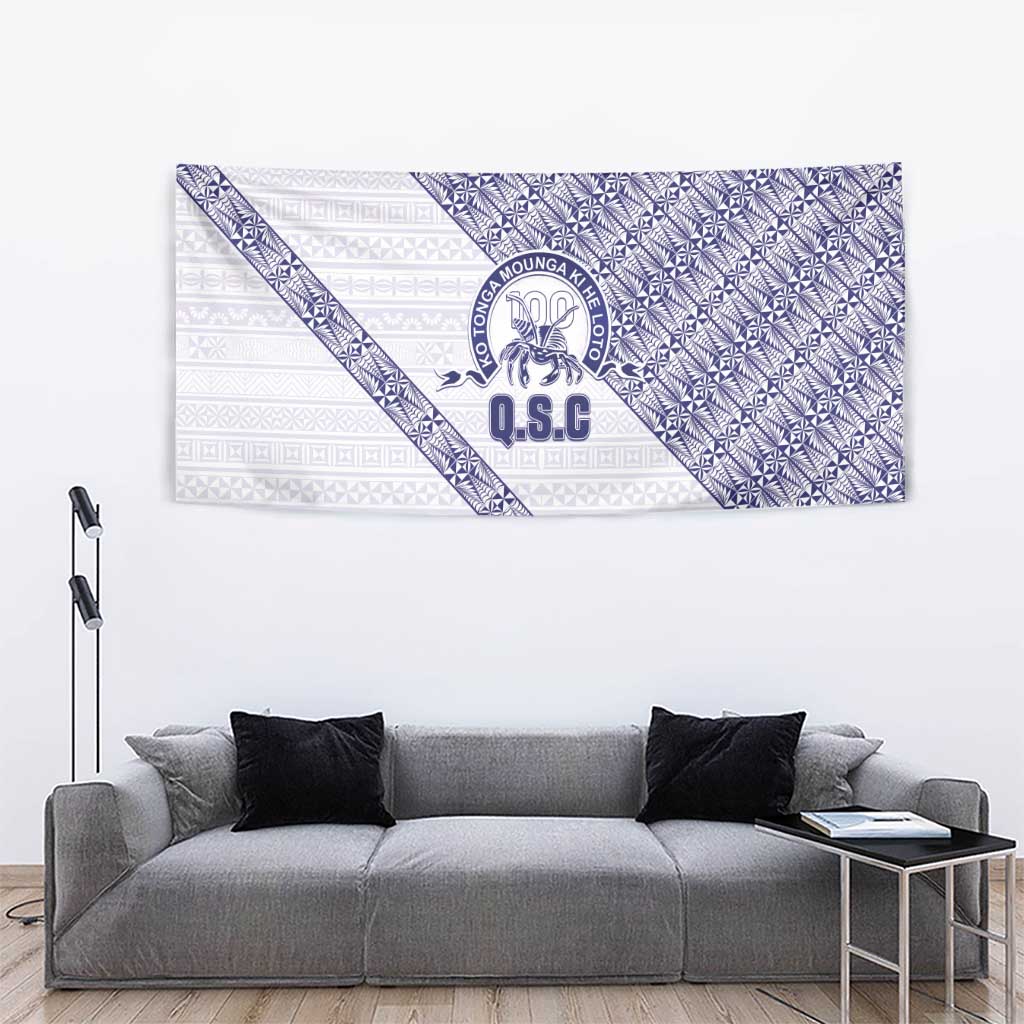 Tonga Queen Salote College Tapestry 100 Years Anniversary White Color