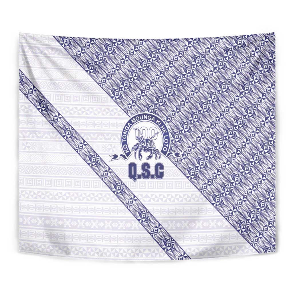 Tonga Queen Salote College Tapestry 100 Years Anniversary White Color
