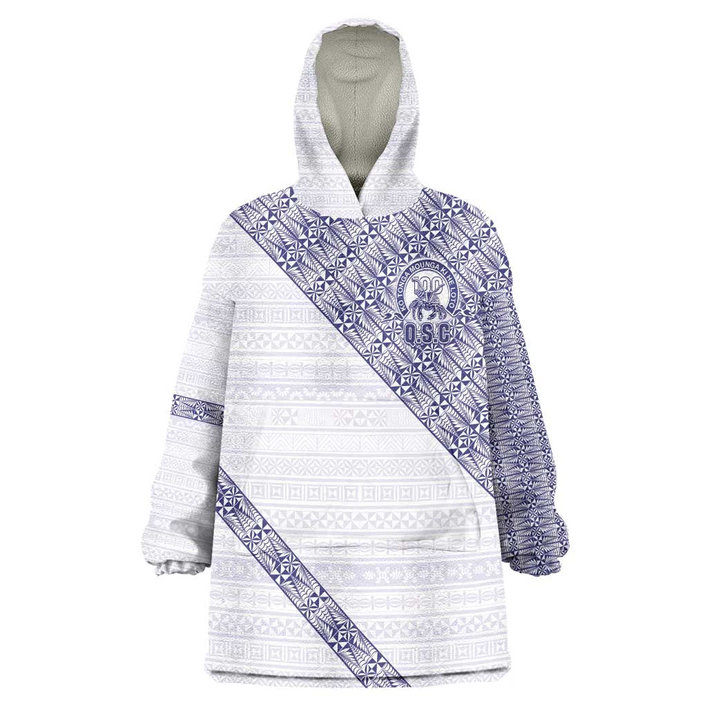 Tonga Queen Salote College Wearable Blanket Hoodie 100 Years Anniversary White Color