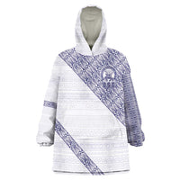 Tonga Queen Salote College Wearable Blanket Hoodie 100 Years Anniversary White Color
