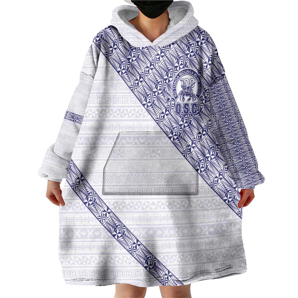 Tonga Queen Salote College Wearable Blanket Hoodie 100 Years Anniversary White Color
