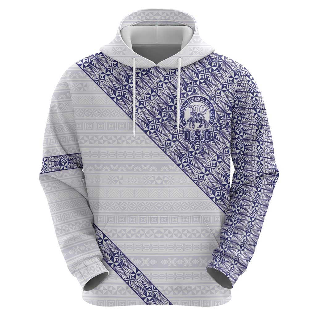 Tonga Queen Salote College Zip Hoodie 100 Years Anniversary White Color