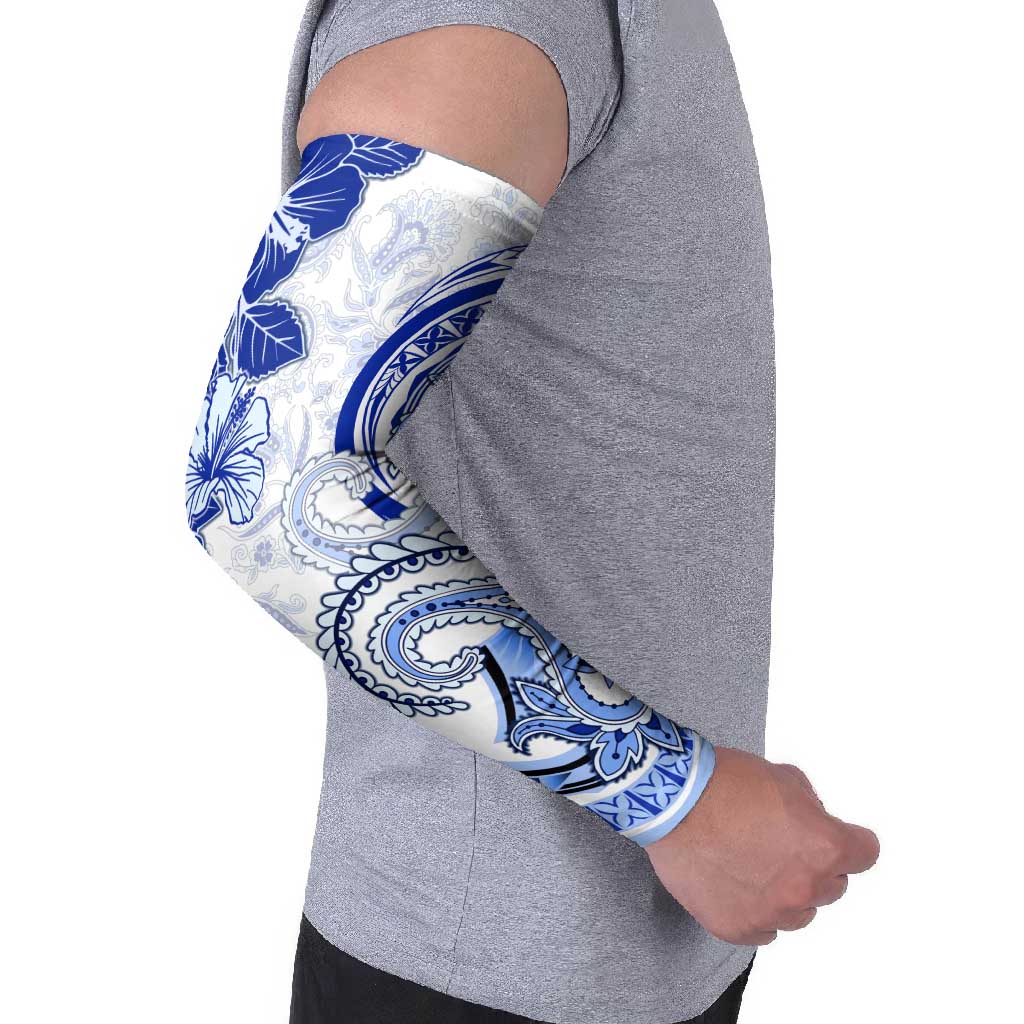 Polynesia Paisley Arm Sleeves Mix Navy Polynesian Pattern - Polynesian Pride
