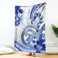 Polynesia Paisley Blanket Mix Navy Polynesian Pattern LT05 - Polynesian Pride