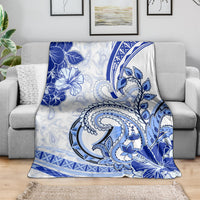 Polynesia Paisley Blanket Mix Navy Polynesian Pattern LT05 - Polynesian Pride
