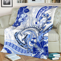 Polynesia Paisley Blanket Mix Navy Polynesian Pattern LT05 - Polynesian Pride