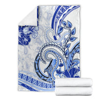 Polynesia Paisley Blanket Mix Navy Polynesian Pattern LT05 - Polynesian Pride