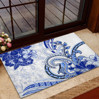 Polynesia Paisley Rubber Doormat Mix Navy Polynesian Pattern LT05 - Polynesian Pride