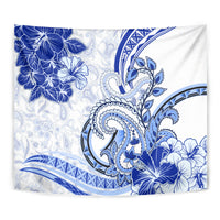 Polynesia Paisley Tapestry Mix Navy Polynesian Pattern