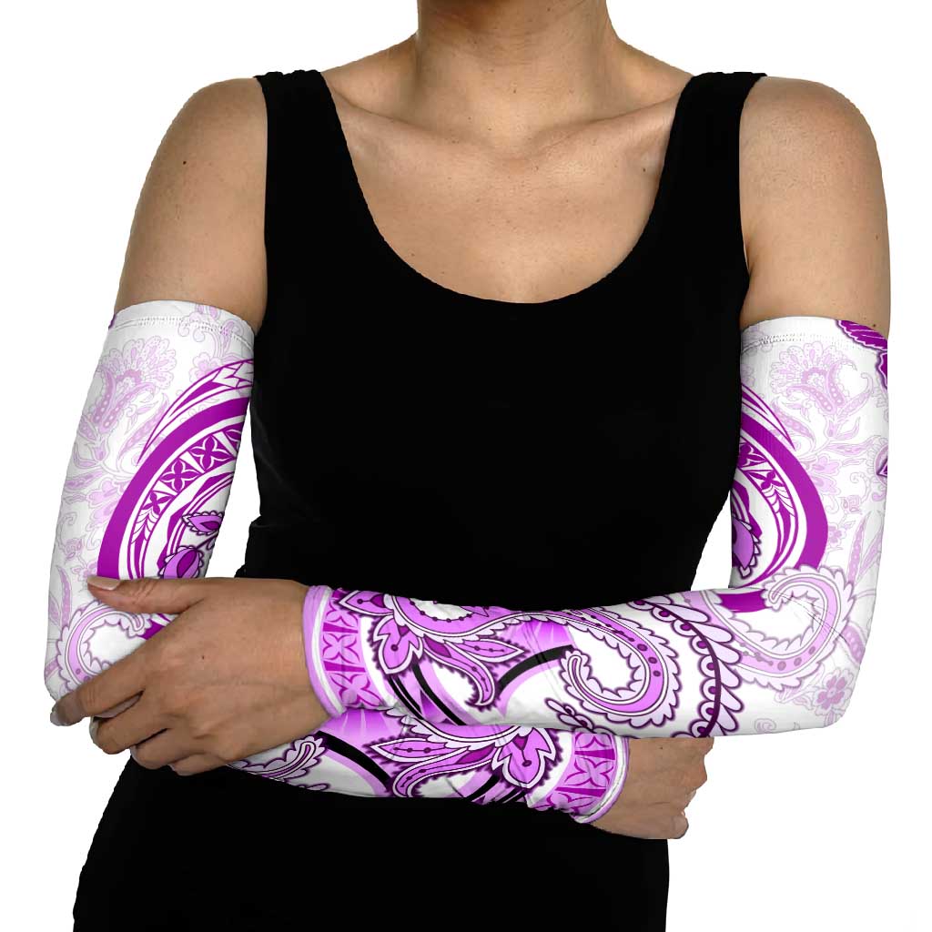 Polynesia Paisley Arm Sleeves Mix Pink Polynesian Pattern - Polynesian Pride