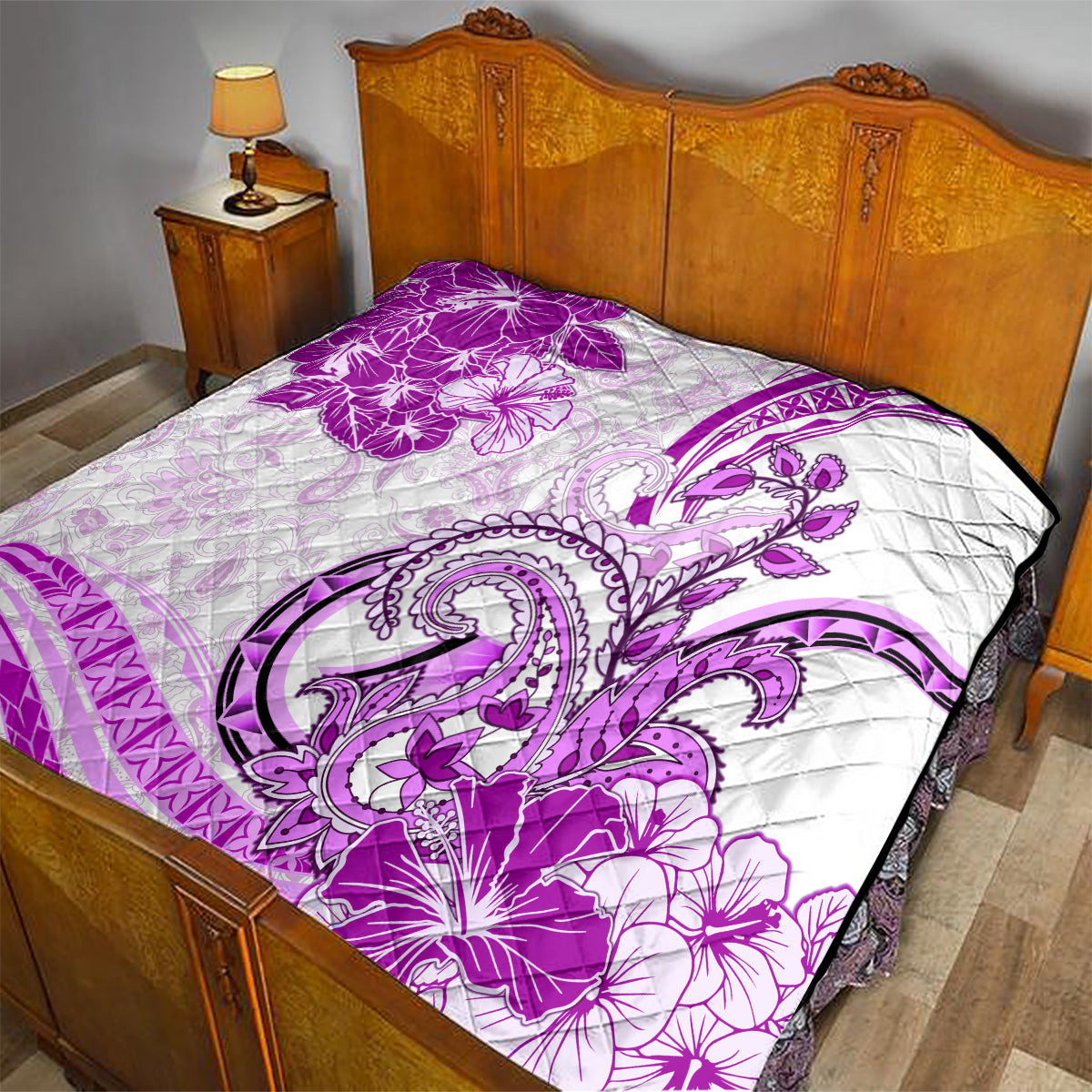 Polynesia Paisley Quilt Mix Pink Polynesian Pattern LT05 - Polynesian Pride