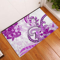 Polynesia Paisley Rubber Doormat Mix Pink Polynesian Pattern LT05 Pink - Polynesian Pride