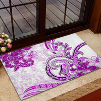 Polynesia Paisley Rubber Doormat Mix Pink Polynesian Pattern LT05 - Polynesian Pride