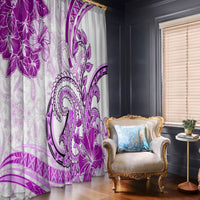 Polynesia Paisley Window Curtain Mix Pink Polynesian Pattern LT05 - Polynesian Pride