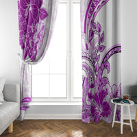 Polynesia Paisley Window Curtain Mix Pink Polynesian Pattern LT05 - Polynesian Pride