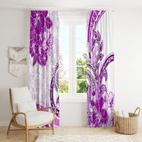 Polynesia Paisley Window Curtain Mix Pink Polynesian Pattern LT05 - Polynesian Pride
