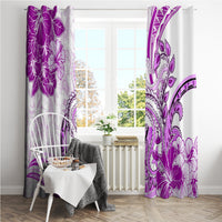 Polynesia Paisley Window Curtain Mix Pink Polynesian Pattern LT05 - Polynesian Pride