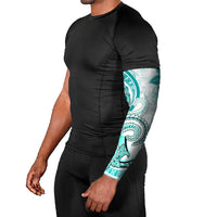 Polynesia Paisley Arm Sleeves Mix Teal Polynesian Pattern - Polynesian Pride