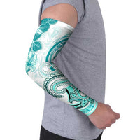 Polynesia Paisley Arm Sleeves Mix Teal Polynesian Pattern - Polynesian Pride