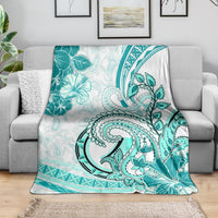 Polynesia Paisley Blanket Mix Teal Polynesian Pattern LT05 - Polynesian Pride