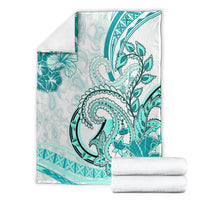 Polynesia Paisley Blanket Mix Teal Polynesian Pattern LT05 - Polynesian Pride