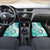 Polynesia Paisley Car Mats Mix Teal Polynesian Pattern