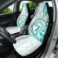 Polynesia Paisley Car Seat Cover Mix Teal Polynesian Pattern