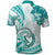 Polynesia Paisley Polo Shirt Mix Teal Polynesian Pattern LT05 - Polynesian Pride