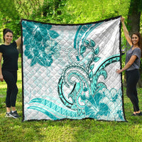Polynesia Paisley Quilt Mix Teal Polynesian Pattern LT05 - Polynesian Pride