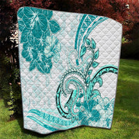 Polynesia Paisley Quilt Mix Teal Polynesian Pattern LT05 - Polynesian Pride