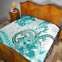 Polynesia Paisley Quilt Mix Teal Polynesian Pattern LT05 - Polynesian Pride