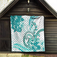 Polynesia Paisley Quilt Mix Teal Polynesian Pattern LT05 - Polynesian Pride