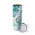 Polynesia Paisley Skinny Tumbler Mix Teal Polynesian Pattern