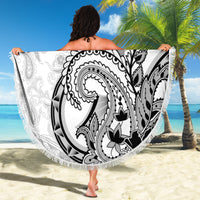 Polynesia Paisley Beach Blanket Mix White Polynesian Pattern LT05 - Polynesian Pride