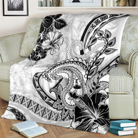 Polynesia Paisley Blanket Mix White Polynesian Pattern LT05 - Polynesian Pride