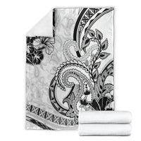 Polynesia Paisley Blanket Mix White Polynesian Pattern LT05 - Polynesian Pride