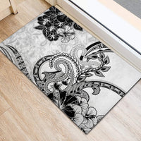 Polynesia Paisley Rubber Doormat Mix White Polynesian Pattern LT05 - Polynesian Pride