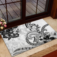 Polynesia Paisley Rubber Doormat Mix White Polynesian Pattern LT05 - Polynesian Pride