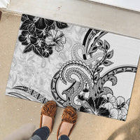Polynesia Paisley Rubber Doormat Mix White Polynesian Pattern LT05 - Polynesian Pride
