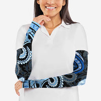Polynesia Paisley Arm Sleeves Mix Blue Polynesian Pattern LT05 - Polynesian Pride